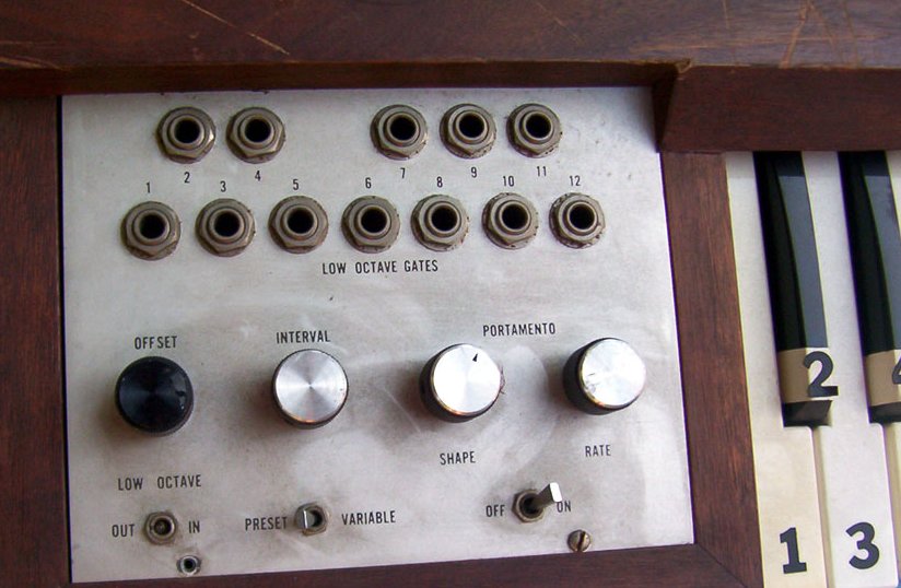 E-mu 400 keyboard control panel
